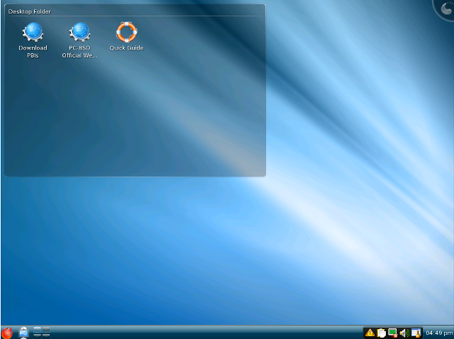 PC BSD Desktop